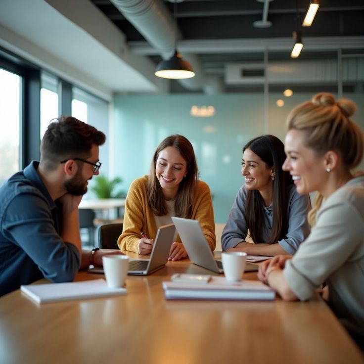 Conversación en entorno profesional
